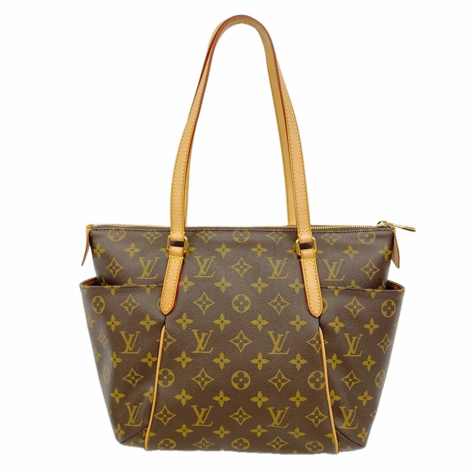 Louis Vuitton Tote Bag: Louis Vuitton Tote Bag Brown Louis Vuitton Tote Bag with dimensions 27cm x 28cm x 13cm. This classic tote bag features the iconic monogram pattern and a sturdy design that makes it perfect for