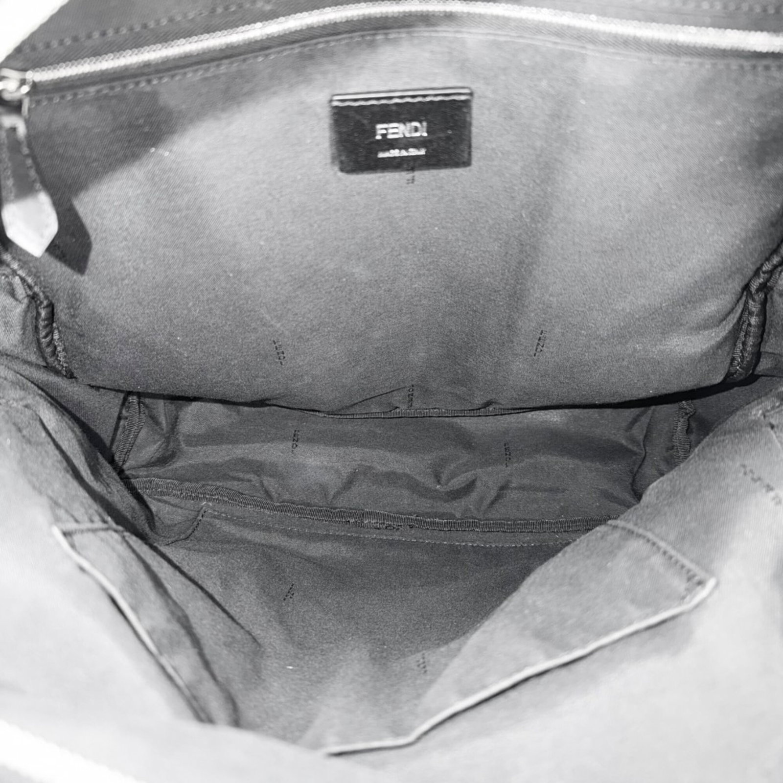 Nylon Leather Fendi Backpack - 4