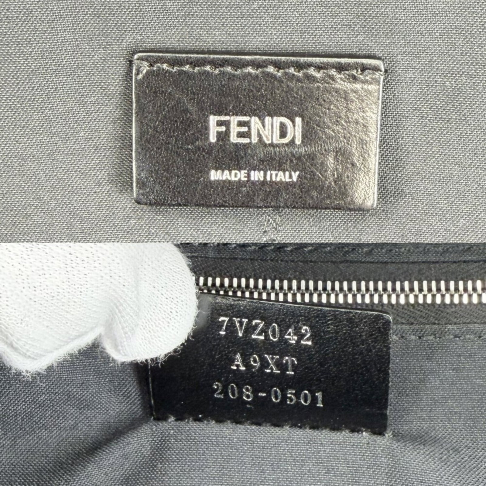 Nylon Leather Fendi Backpack - 5