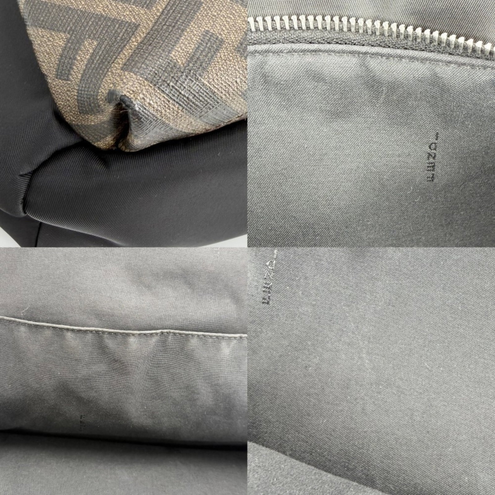 Nylon Leather Fendi Backpack - 6