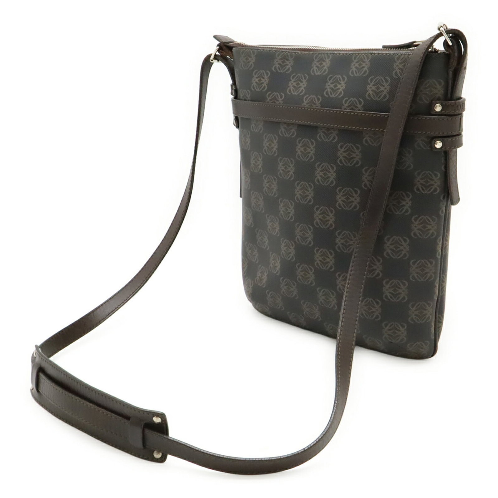 Shoulder bag leather coated canvas by Loewe - 3
