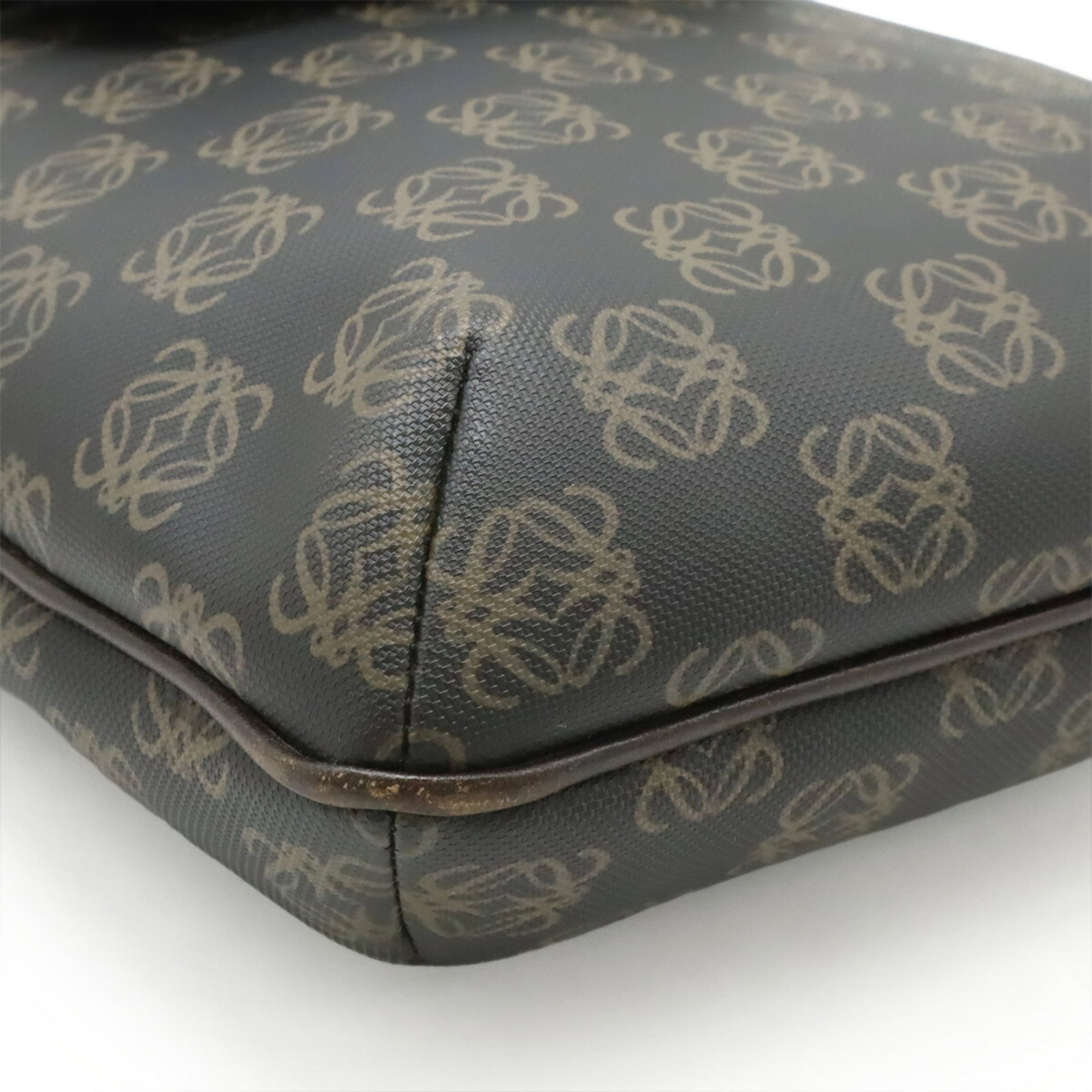 Shoulder bag leather coated canvas by Loewe - 4