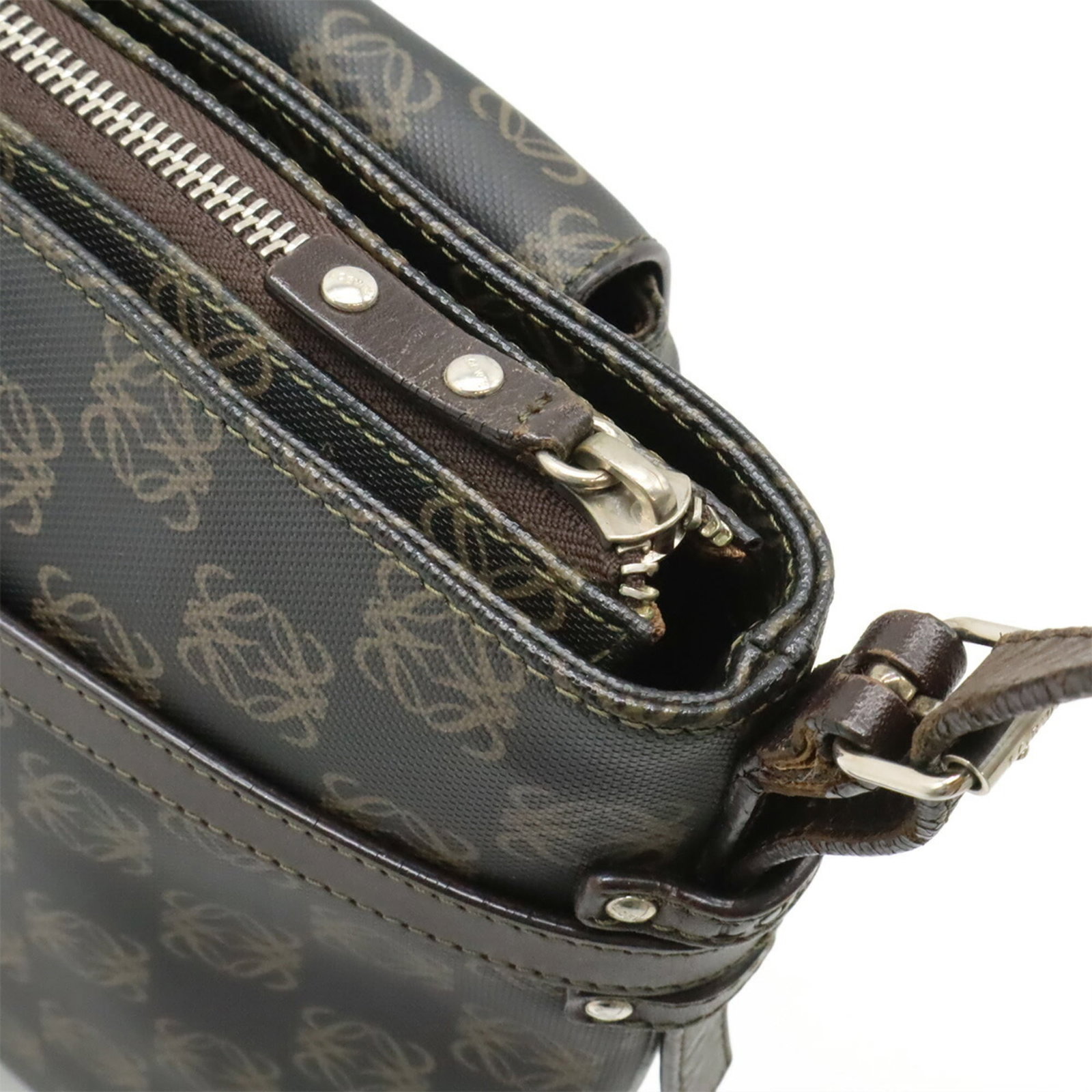 Shoulder bag leather coated canvas by Loewe - 7