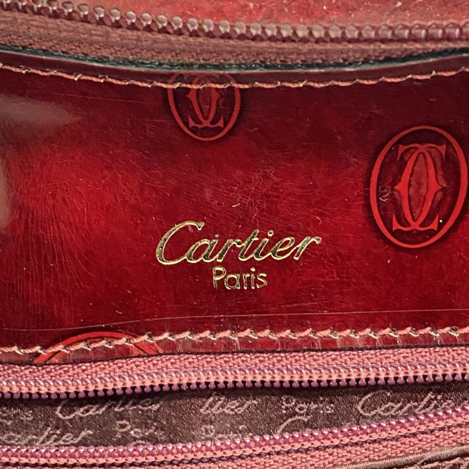 Backpack Leather Cartier - 5