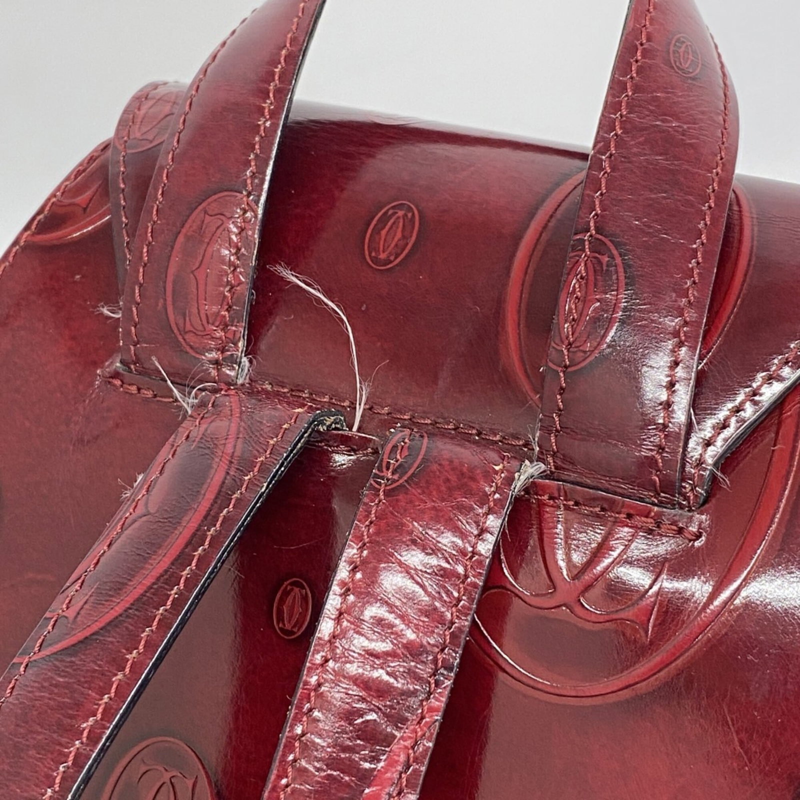 Backpack Leather Cartier - 6