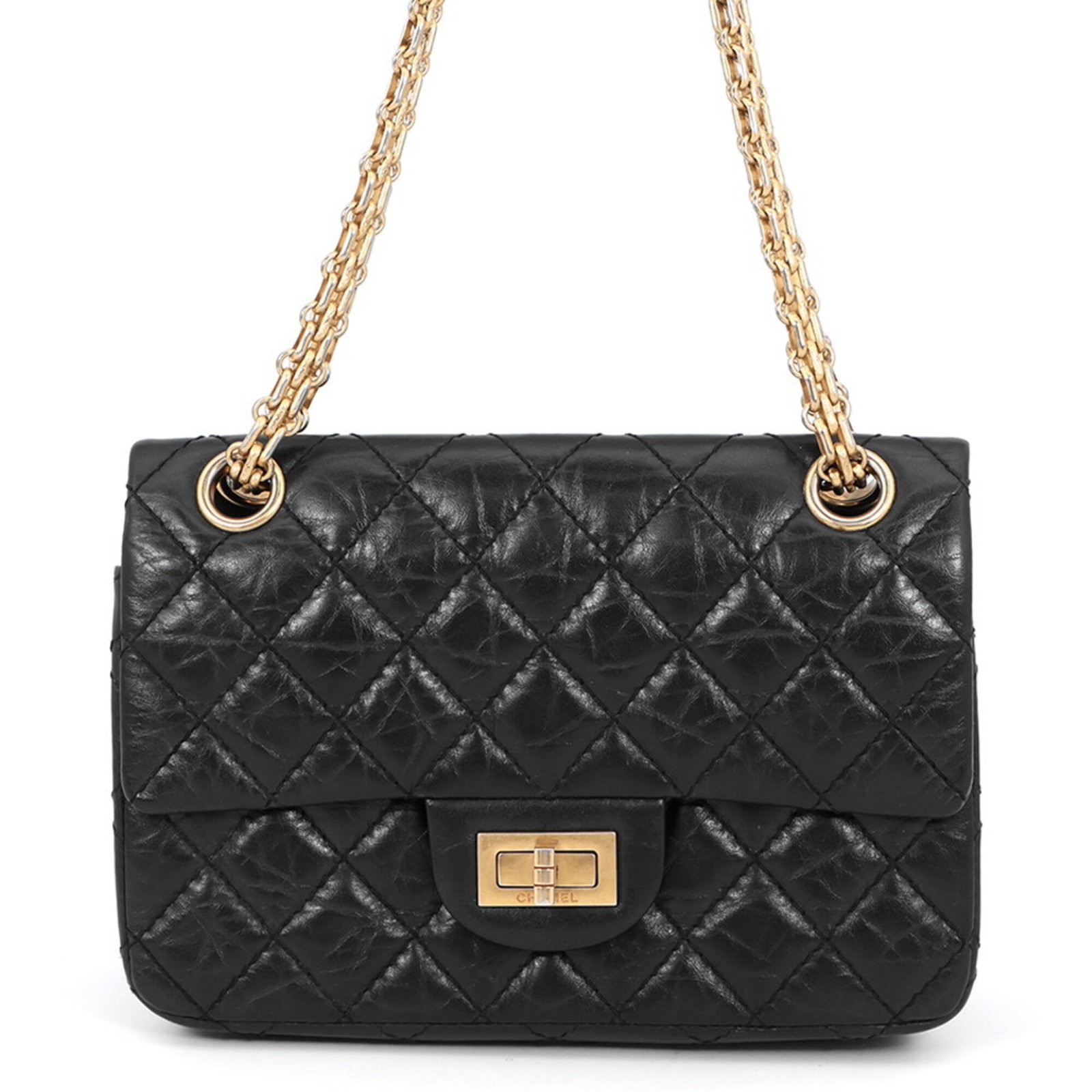 Chanel Handbag Shoulder Bag Leather: Chanel Handbag Shoulder Bag Leather The Chanel Matelasse Leather Shoulder Bag features a sleek black leather exterior with gold hardware, showcasing the iconic interlocking CC clasp. Made from high-qu