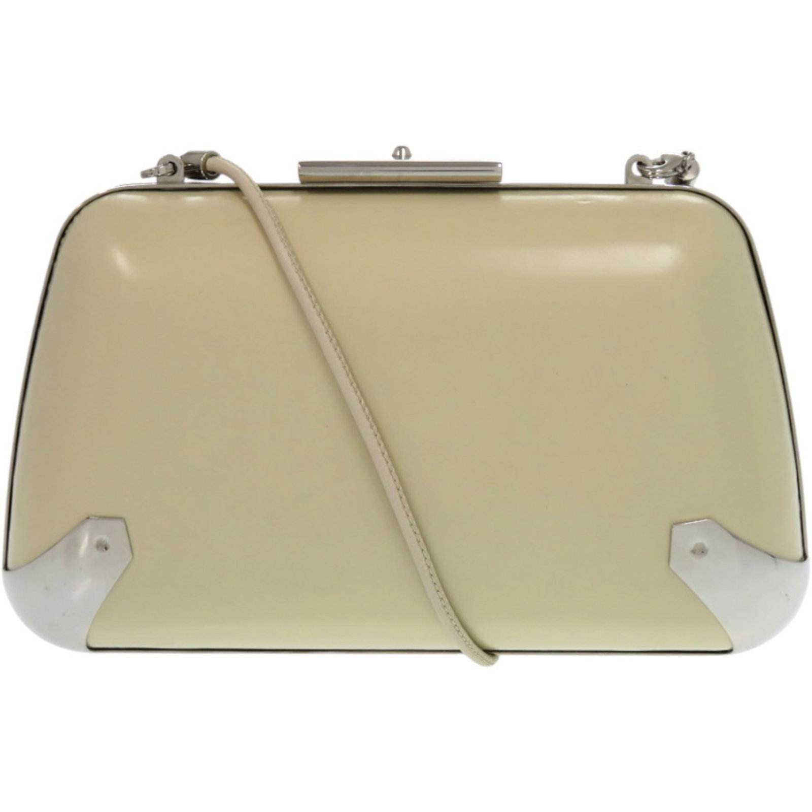 Balenciaga Shoulder Bag Leather Metal: Balenciaga Shoulder Bag Leather Metal The Balenciaga Shoulder Bag Leather Metal features a sleek, ivory and white leather design with metallic accents. This stylish shoulder bag measures 11cm x
