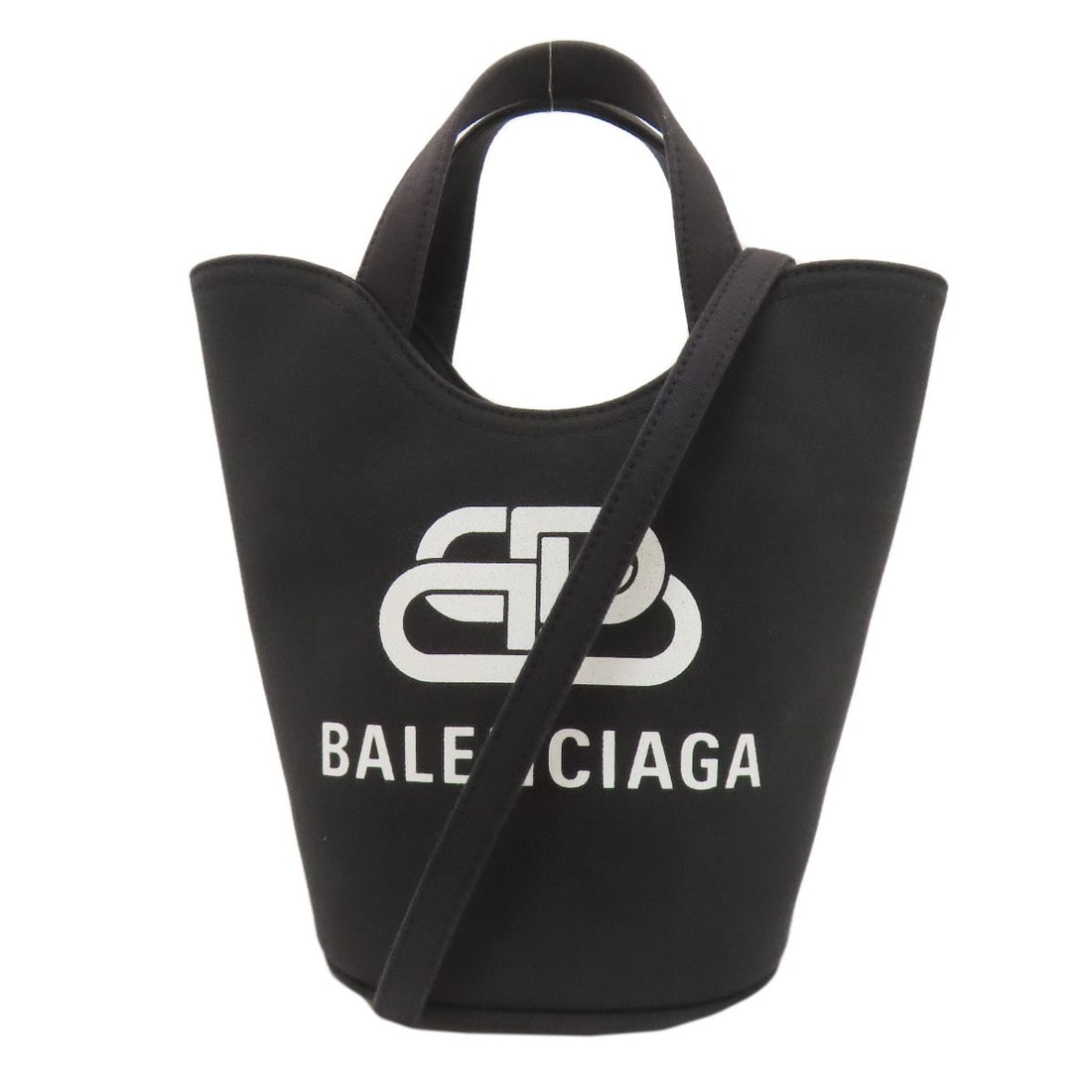 Balenciaga 619979 Wave Xs 2Way Handbag Canvas: Balenciaga 619979 Wave Xs 2Way Handbag Canvas The Balenciaga Wave Xs 2Way Handbag Canvas features a sleek black canvas exterior, making it a versatile and stylish accessory. This two-way design