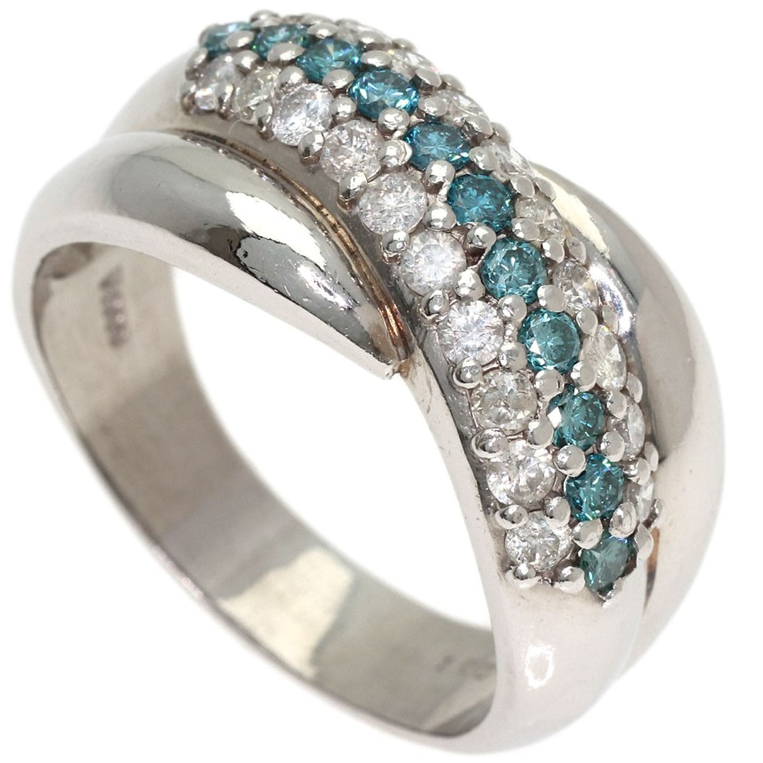 Pt900 Platinum Diamond Ring 1Ct 11.4G: Pt900 Platinum Diamond Ring 1Ct 11.4G Platinum diamond ring with a 1ct D color diamond, set in a stylish platinum band. The PT900 platinum material provides durability and a luxurious finish. This