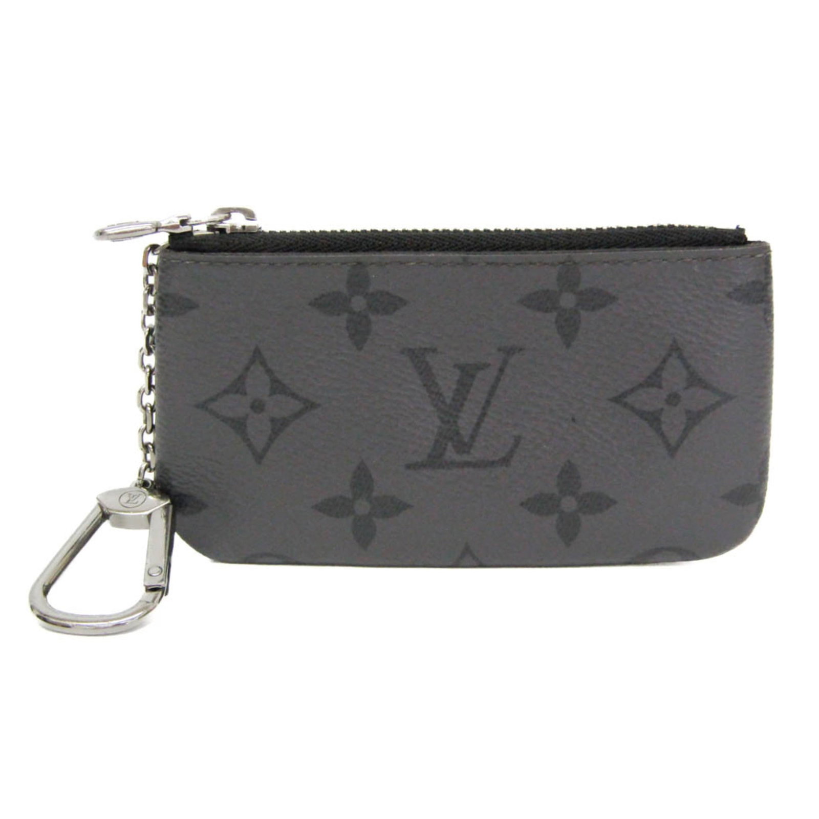 Monogram Eclipse Purse Case Coin Vuitton Louis: Monogram Eclipse Purse Case Coin Vuitton Louis The Monogram Eclipse Purse Case by Louis Vuitton features the iconic Reverse Key Pouch design, with a sleek black and grape color combination. This