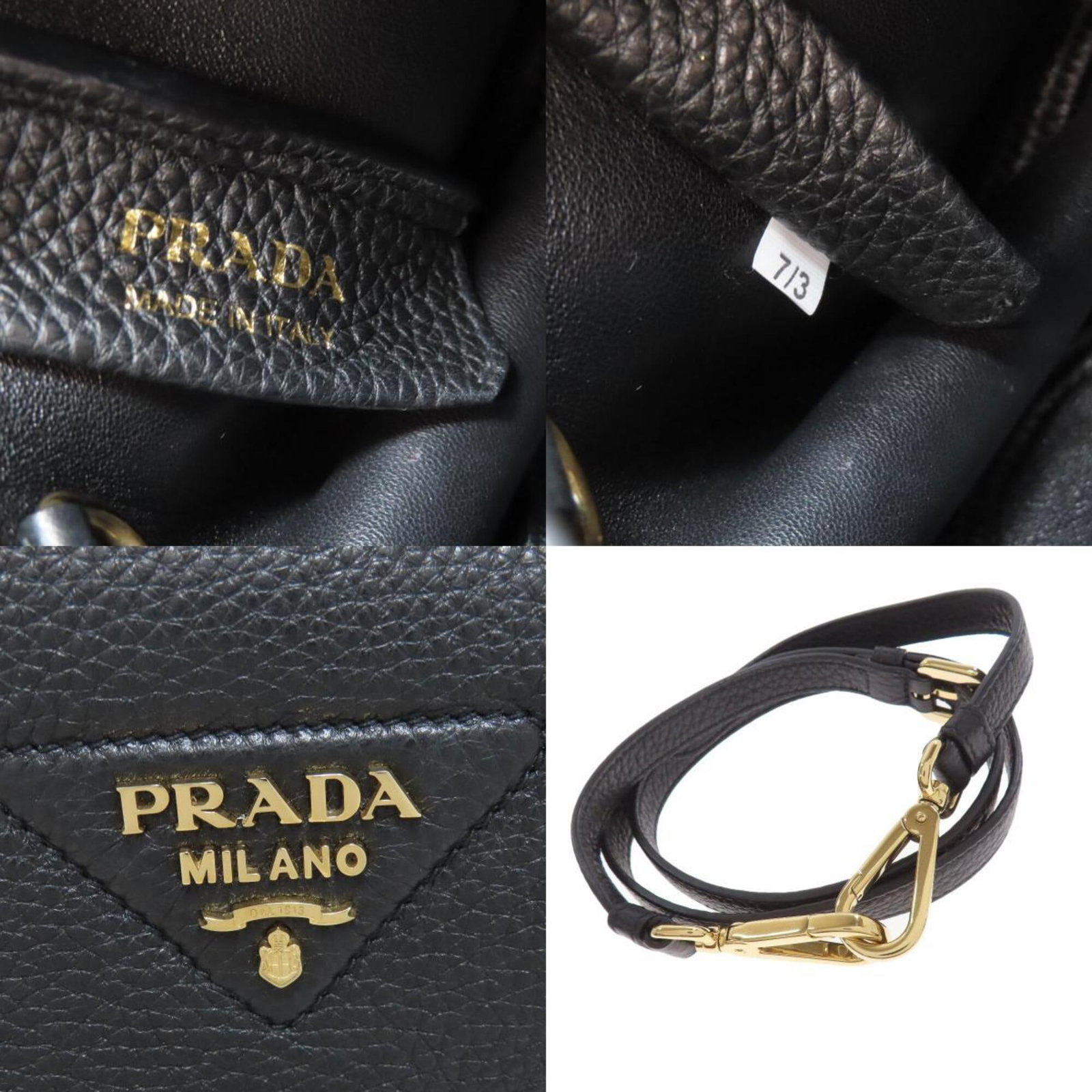Handbag leather by Prada - 5