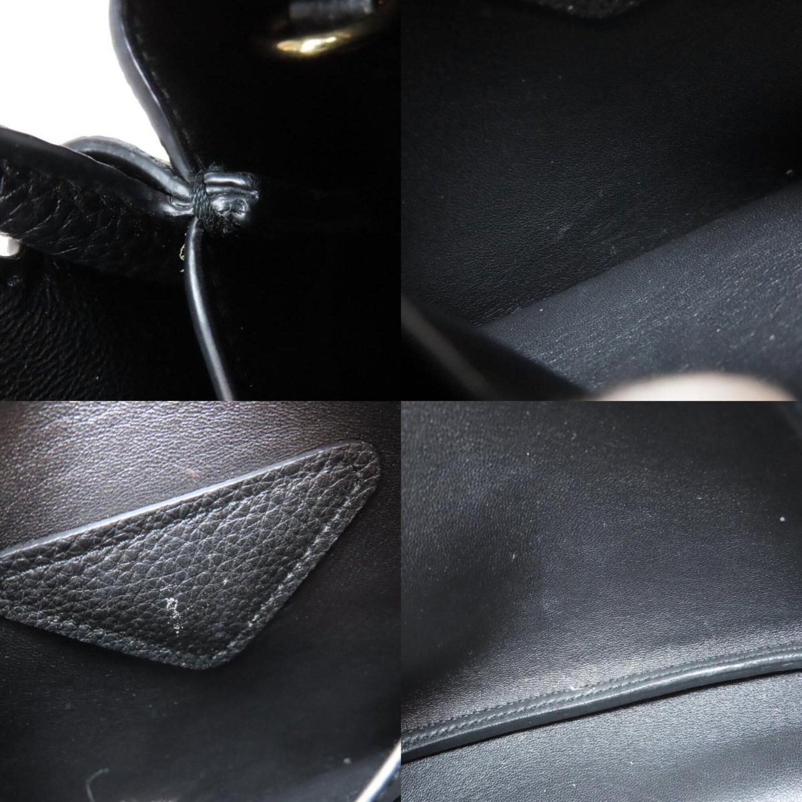 Handbag leather by Prada - 6