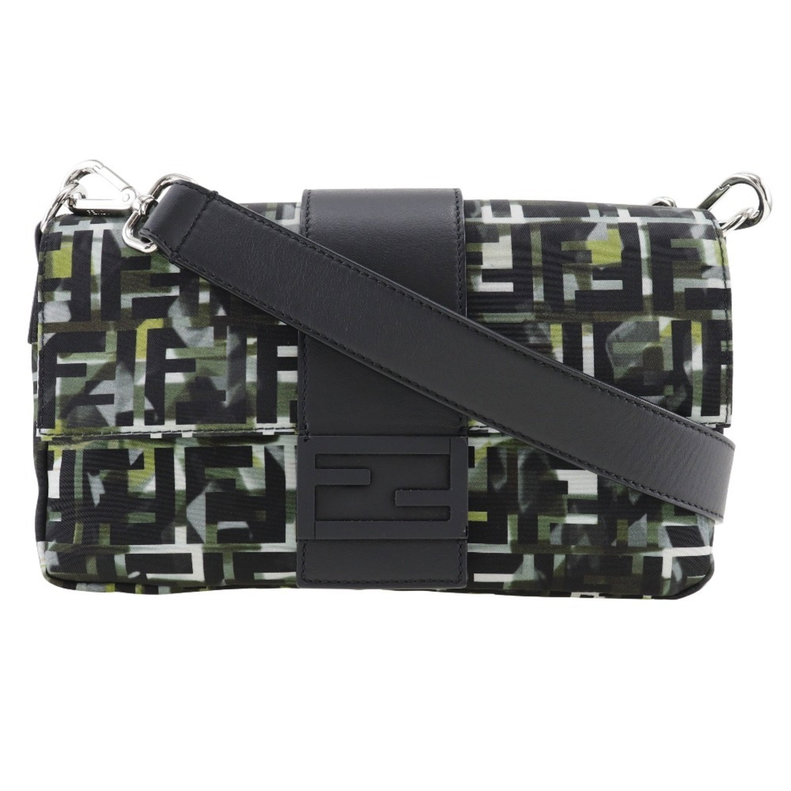 Shoulder Bag Nylon Fendi: Shoulder Bag Nylon Fendi Black Nylon Fendi Shoulder Bag with Dust Bag and Adjustable Shoulder Strap. Made from high-quality nylon, this stylish shoulder bag features a sleek design and durable