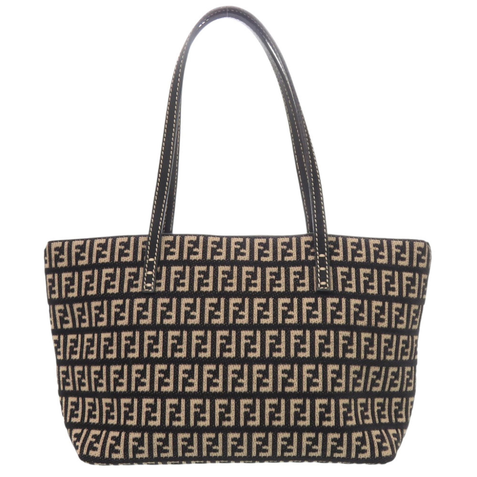 Canvas Handbag Fendi: Canvas Handbag Fendi Canvas Handbag Fendi bears a signature and originates from Italy. Made from canvas, this black handbag measures 17cm x 31cm x 10cm and features a classic design. The bag's