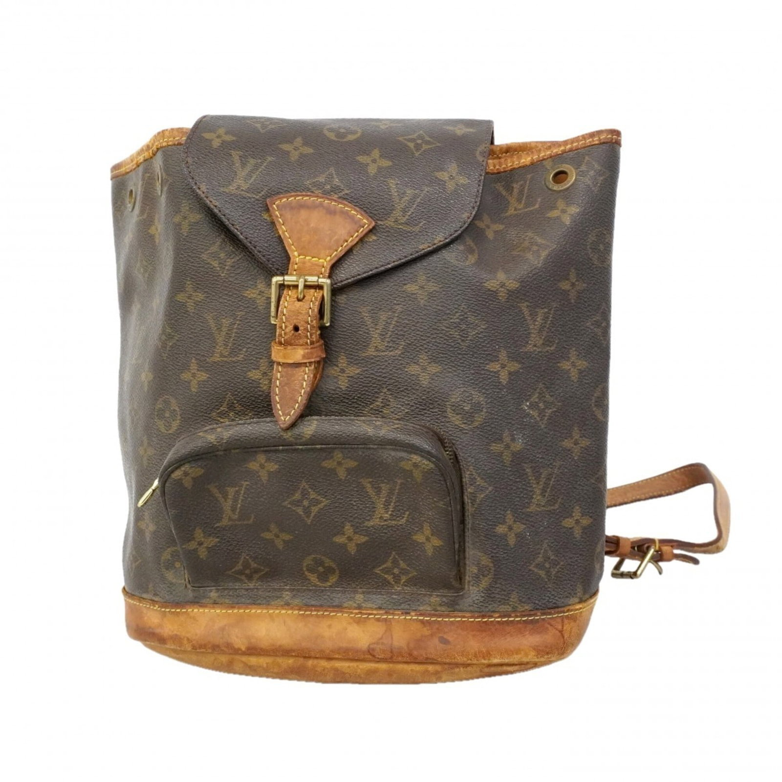 Louis Vuitton Backpack: Louis Vuitton Backpack Brown Louis Vuitton backpack with classic design, measuring 31cm x 25cm x 11cm. This stylish bag features a timeless color and durable construction, perfect for everyday use. A