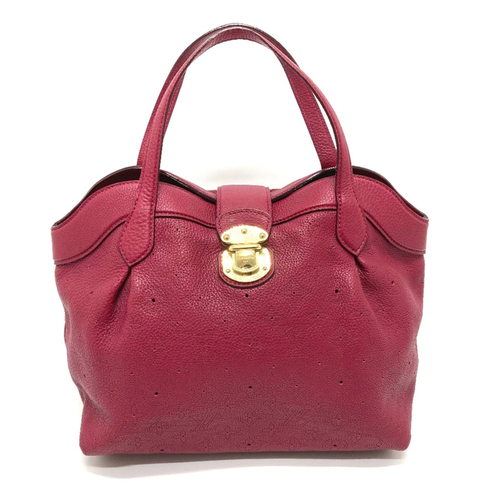 Vuitton Louis Handbag Other: Vuitton Louis Handbag Other Red Louis Vuitton M93817 Handbag for Women, 27cm x30cm x19cm. This iconic handbag features a striking red color and measures 14.2 inches in length. The serial number