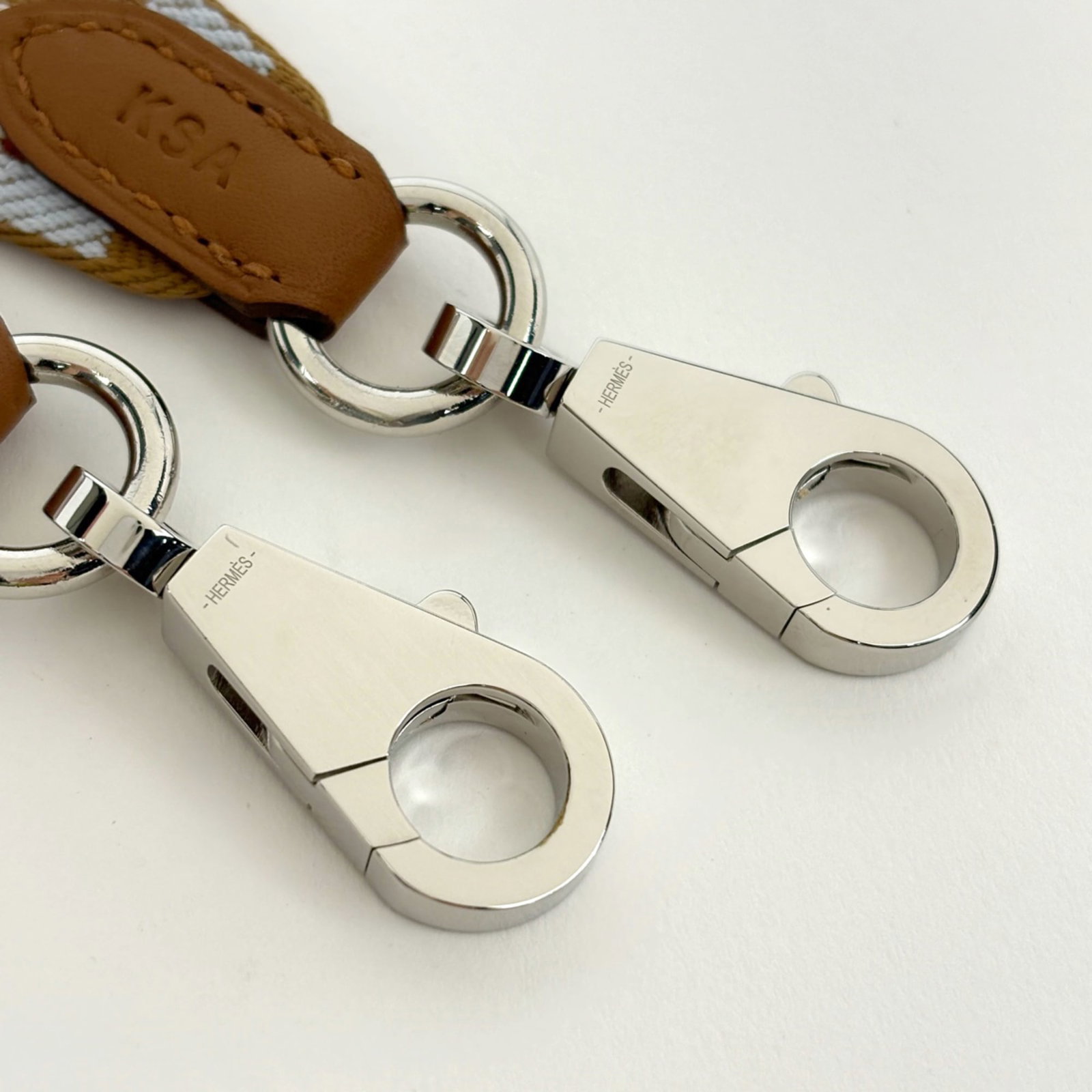 Hermes Leather Strap Canvas - 3