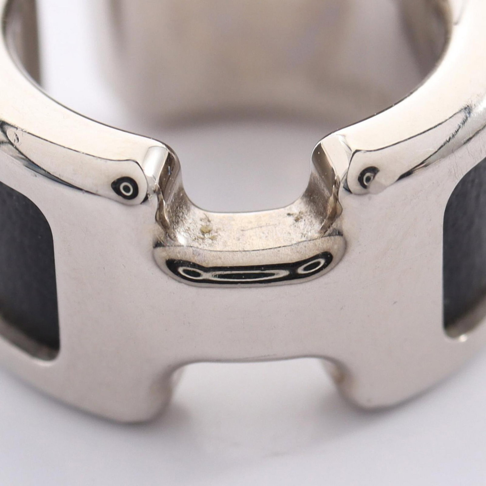 Hermes Scarf Ring Leather - 4