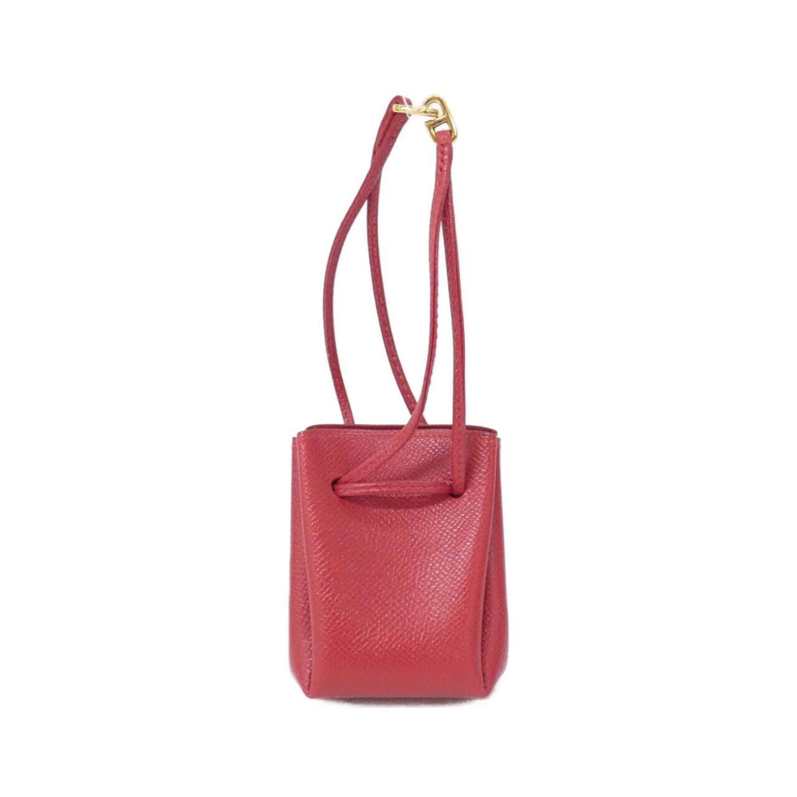 Hermes leather pouch Courchevel handbag: Hermes leather pouch Courchevel handbag Rouge vif Courchevel leather adds a pop of color to this sleek, gold hardware-embellished pouch from Hermes. Measuring just 9cm x 6cm x 5cm, it's the perfect co