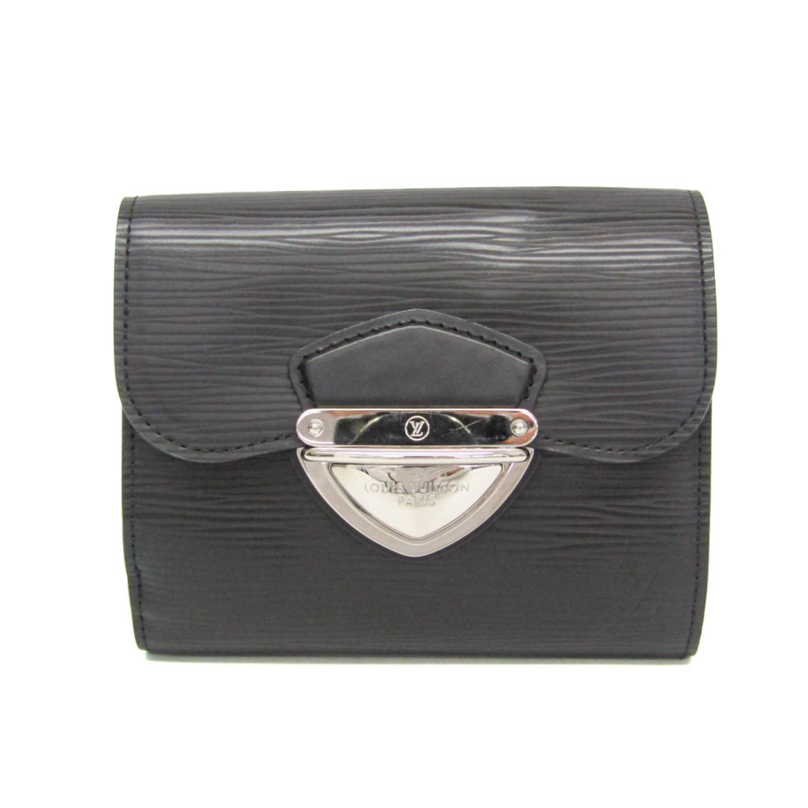 Epi leather tri fold wallet by Louis Vuitton: Epi leather tri fold wallet by Louis Vuitton Epi leather tri fold wallet by Louis Vuitton. Made from high-quality Epi leather, this classic Portofeuille Joy features a push lock closure and multiple