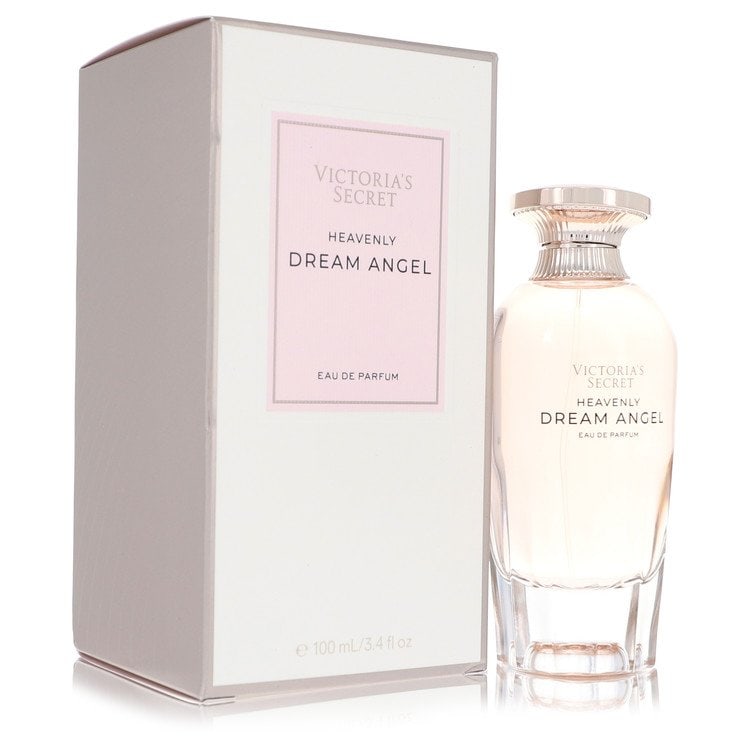 Dream Angels Heavenly by Victoria's Secret Eau De Parfum Spray 3.4 oz: Dream Angels Heavenly by Victoria's Secret Eau De Parfum Spray 3.4 oz Dream Angels Heavenly by Victoria's Secret Eau De Parfum Spray offers a warm, inviting scent with distinctive American notes. The
