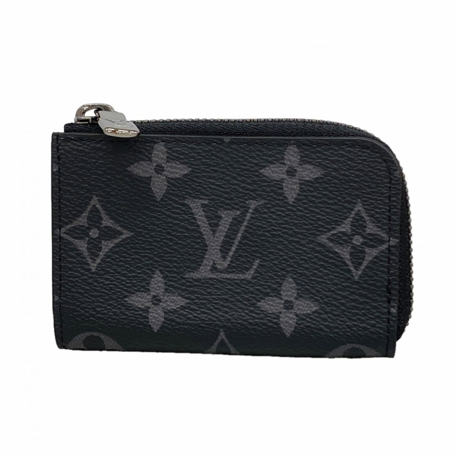 Coin purse from Louis Vuitton: Coin purse from Louis Vuitton Black Louis Vuitton coin purse with classic design and sleek dimensions, measuring 7cm x 10.5cm x 2cm. Made from high-quality materials, this compact case features a