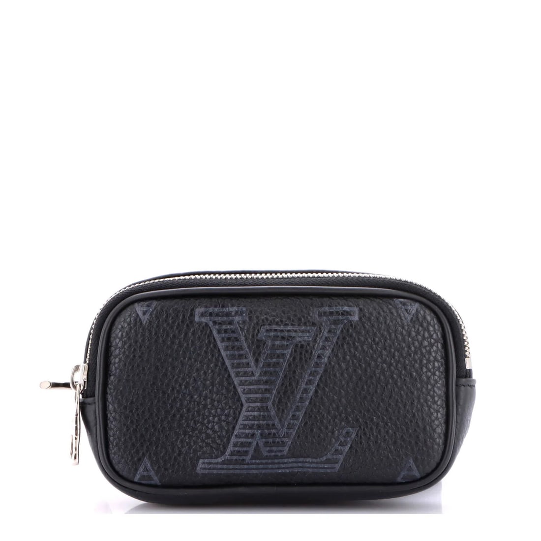 Signature Pocket Bag Leather Taurillon Monogram Giant Shadow Louis Vuitton: Signature Pocket Bag Leather Taurillon Monogram Giant Shadow Louis Vuitton The Louis Vuitton Signature Pocket Bag Leather Taurillon Monogram Giant Shadow is a sleek and stylish accessory. This black l