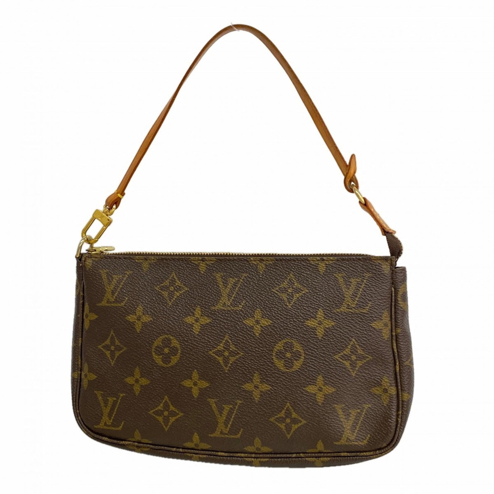 Vuitton Pouch Louis: Vuitton Pouch Louis Brown Louis Vuitton Pouch with Classic Design. This women's pouch features the iconic monogram pattern and brown color, measuring 13cm x 21cm x 3.5cm. Made by Louis Vuitton, it