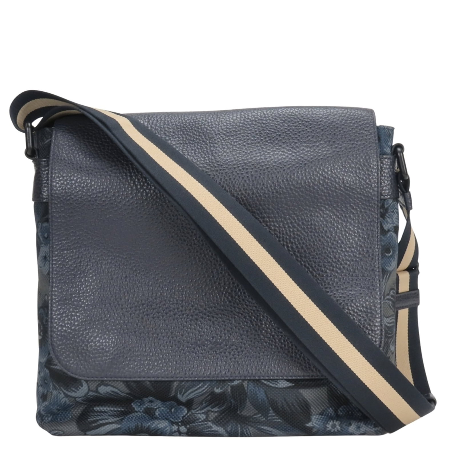 Shoulder Bag Canvas Leather Coach: Shoulder Bag Canvas Leather Coach Canvas and leather combine in this navy shoulder bag from Coach, offering a stylish and versatile option for everyday use. Measuring 28cm x 28cm x 8cm, it features a