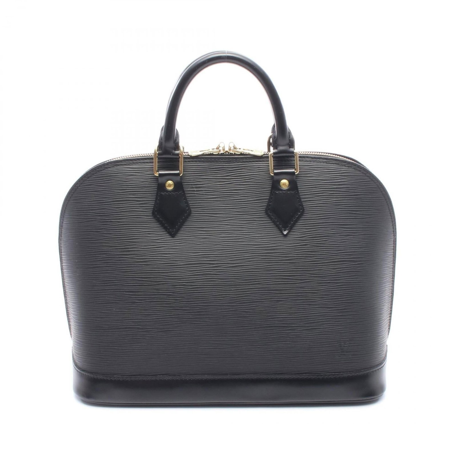 Louis Vuitton Handbag Epi Leather: Louis Vuitton Handbag Epi Leather Louis Vuitton's iconic Epi leather handbag boasts sleek black design, perfectly balanced proportions (23cm x 30cm x 16cm) and a timeless silhouette. The signature