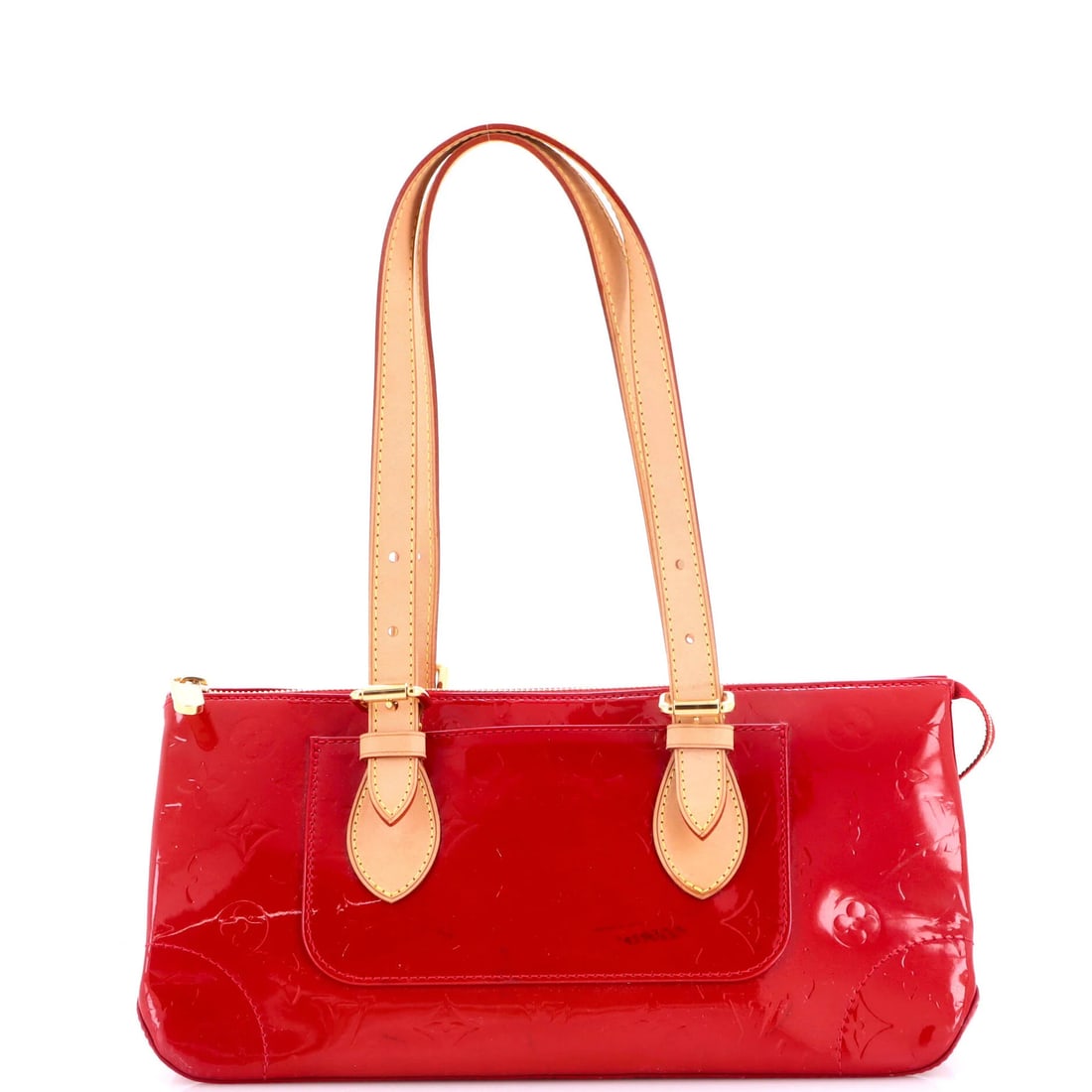 Handbag Monogram Rosewood Avenue Louis Vuitton Vernis: Handbag Monogram Rosewood Avenue Louis Vuitton Vernis Patent leather exterior and red interior make this Louis Vuitton Rosewood Avenue Handbag Monogram Vernis a striking accessory. The bag features