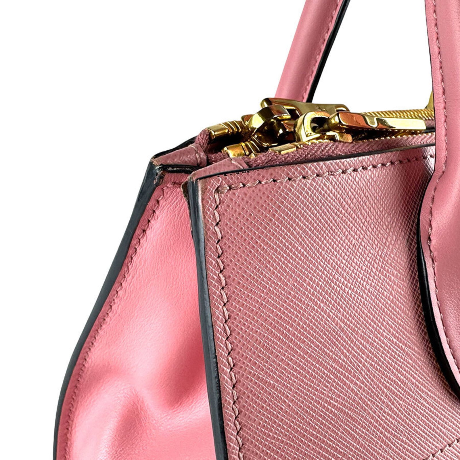 Handbag leather by Prada - 6