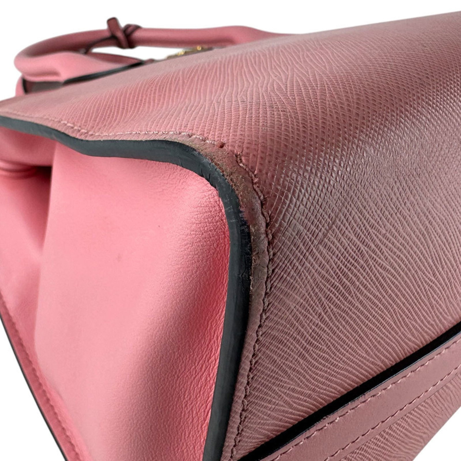 Handbag leather by Prada - 8