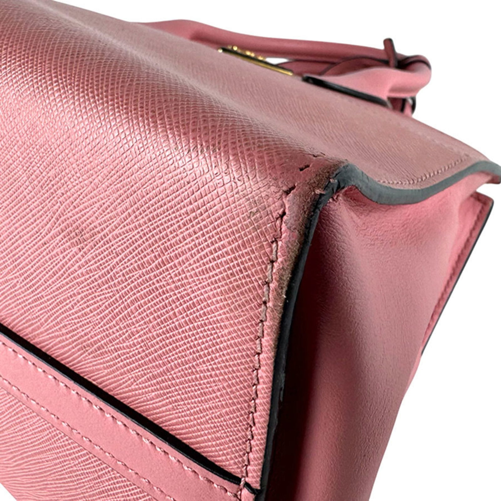 Handbag leather by Prada - 9