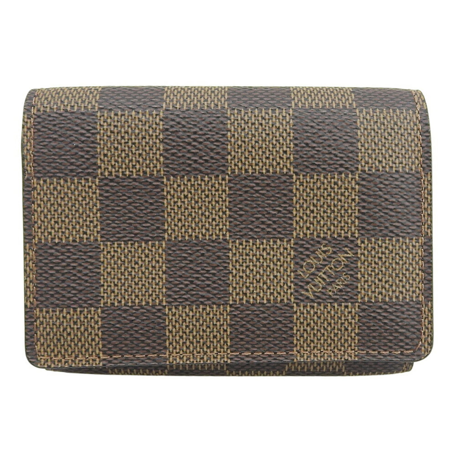Louis Vuitton Card Case Pvc: Louis Vuitton Card Case Pvc The Louis Vuitton Card Case Pvc boasts a sleek design with the iconic Damier Canvas pattern and Ebene material, adding an air of sophistication to its compact size. Made
