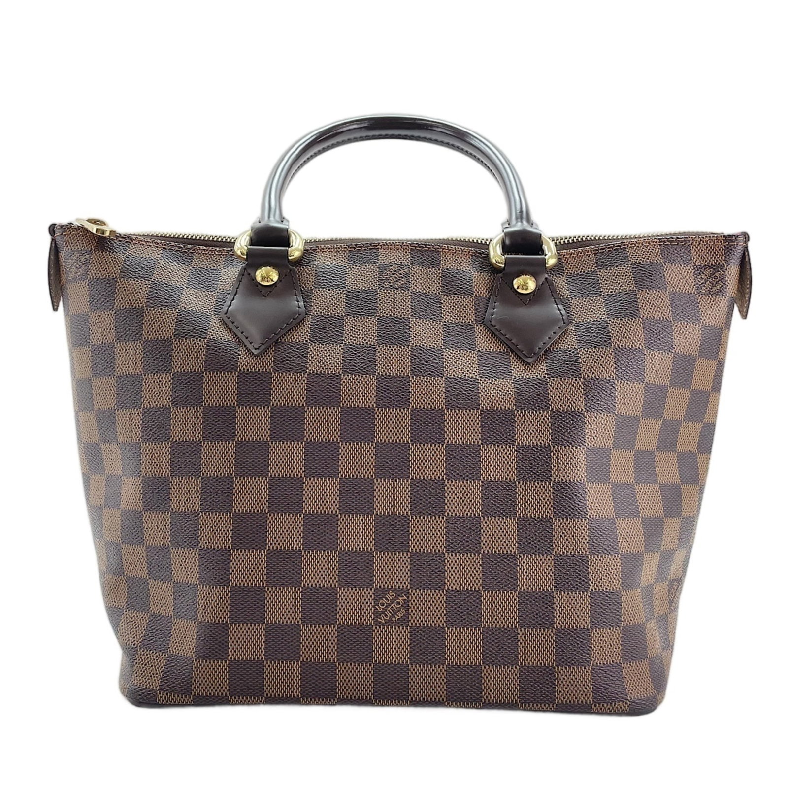 Louis Vuitton Handbag: Louis Vuitton Handbag Brown Louis Vuitton Handbag, 23cm x 26cm x 14.5cm. This classic handbag features the iconic monogram pattern and is made from high-quality materials. Its timeless design makes