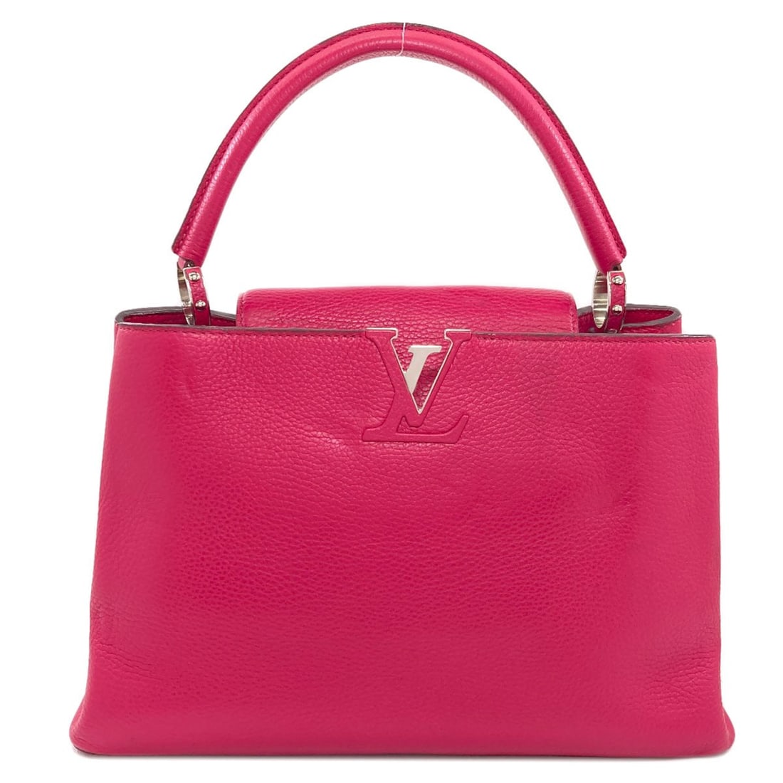 Louis Vuitton Capcsine Mm Handbag Taurillon Clemenceleather: Louis Vuitton Capcsine Mm Handbag Taurillon Clemenceleather Pink Louis Vuitton Capcsine Mm Handbag with Taurillon ClemenceLeather exterior, a stylish and elegant design. This handbag features the