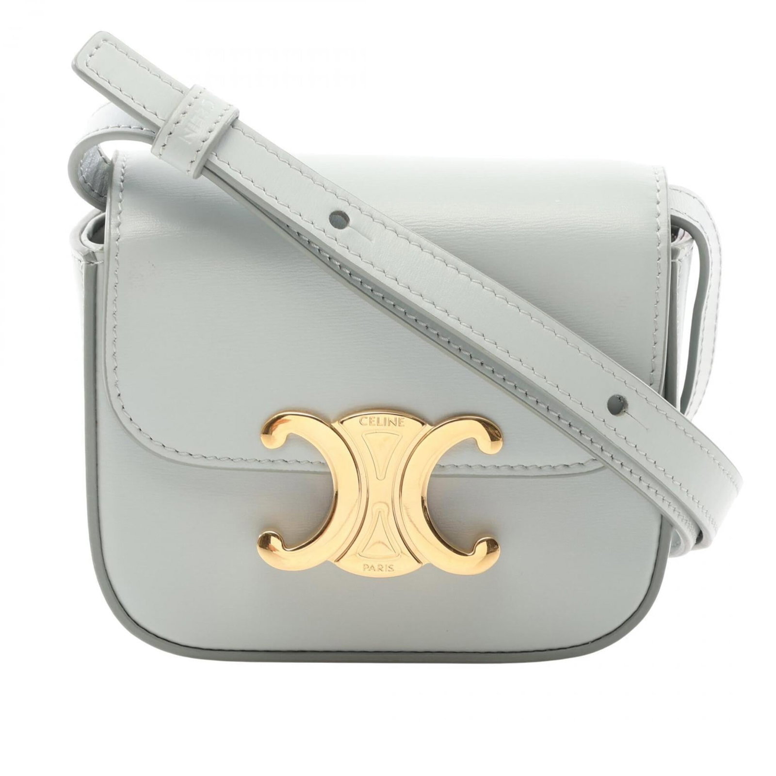 Celine Handbag Shoulder Bag Leather: Celine Handbag Shoulder Bag Leather Celine MPN 10I513DPV Blue Leather Shoulder Bag. This stylish shoulder bag features high-quality leather construction and measures 9.5cm x 11cm x 4cm. With its