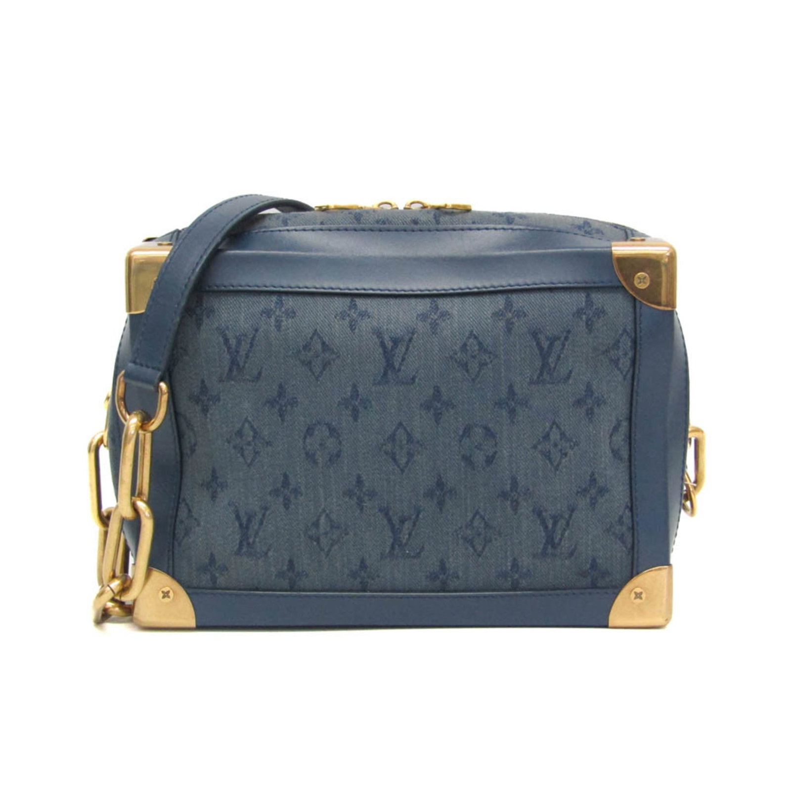Louis Vuitton Shoulder Bag Monogram Denim Leather (1 of 12)