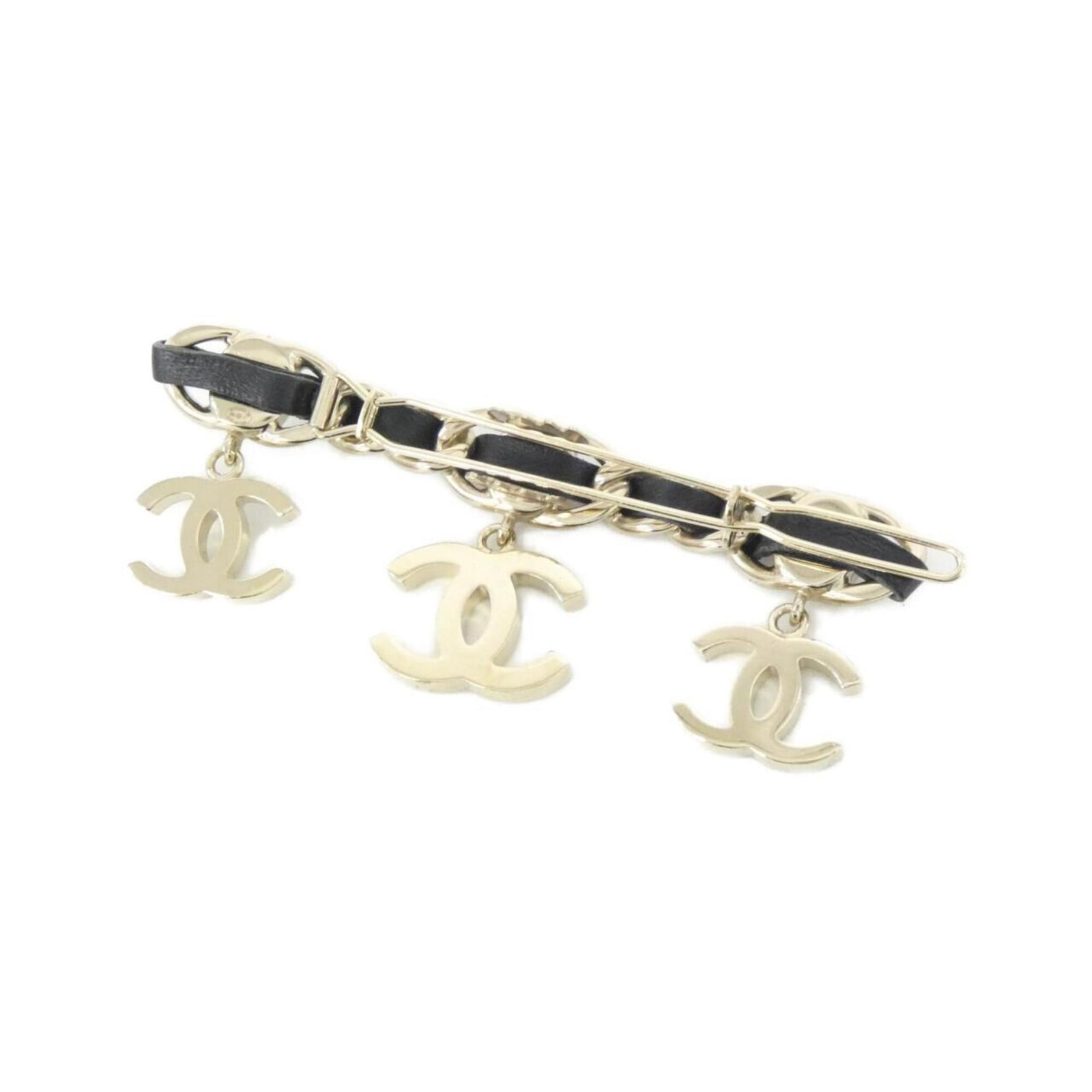 Leather Barrette Chanel - 2