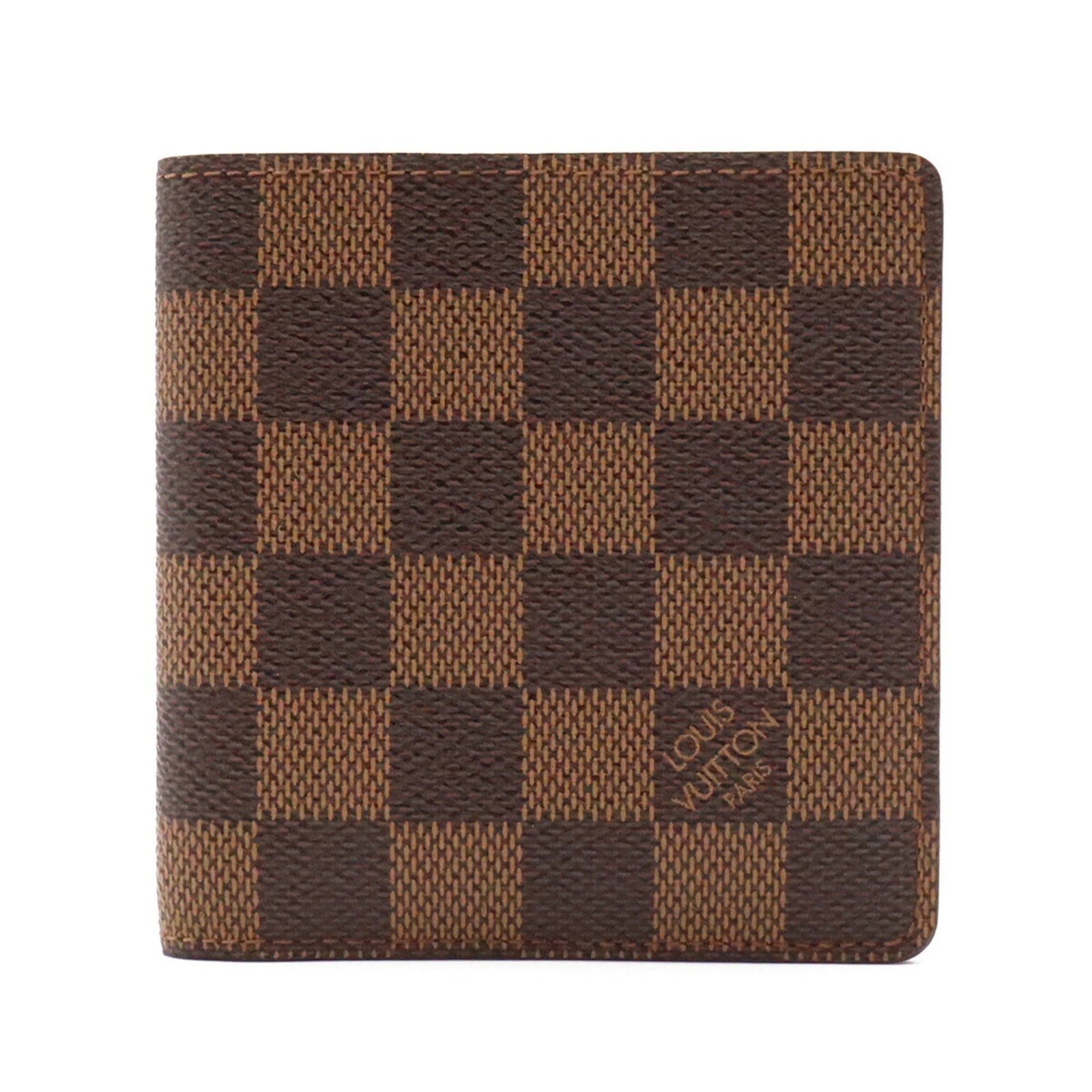 Vuitton Louis Wallet Bill Pvc Coated Bi Fold Canvas: Vuitton Louis Wallet Bill Pvc Coated Bi Fold Canvas The Louis Vuitton Bill wallet features a unique combination of PVC and coated canvas, creating a durable and stylish accessory. With its brown color