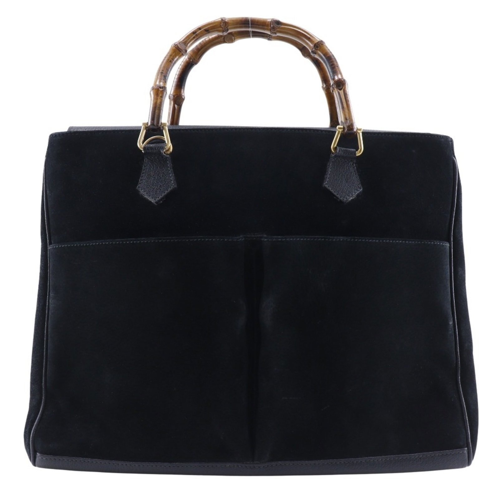 Suede tote bag by Gucci: Suede tote bag by Gucci Suede tote bag by Gucci, featuring black suede material and classic design. This stylish tote measures 28cm x 38cm x 13cm and has a sleek, sophisticated look that's perfect
