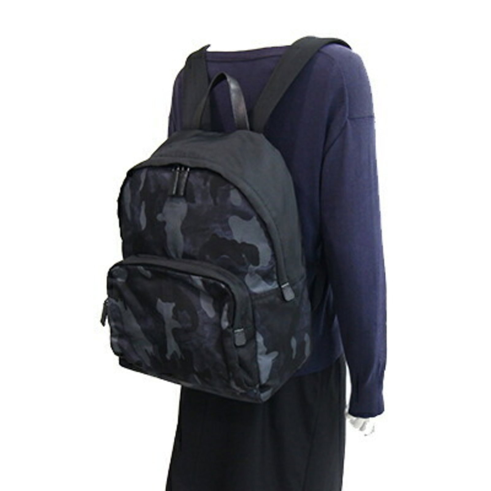 Nylon Leather Prada Backpack - 10