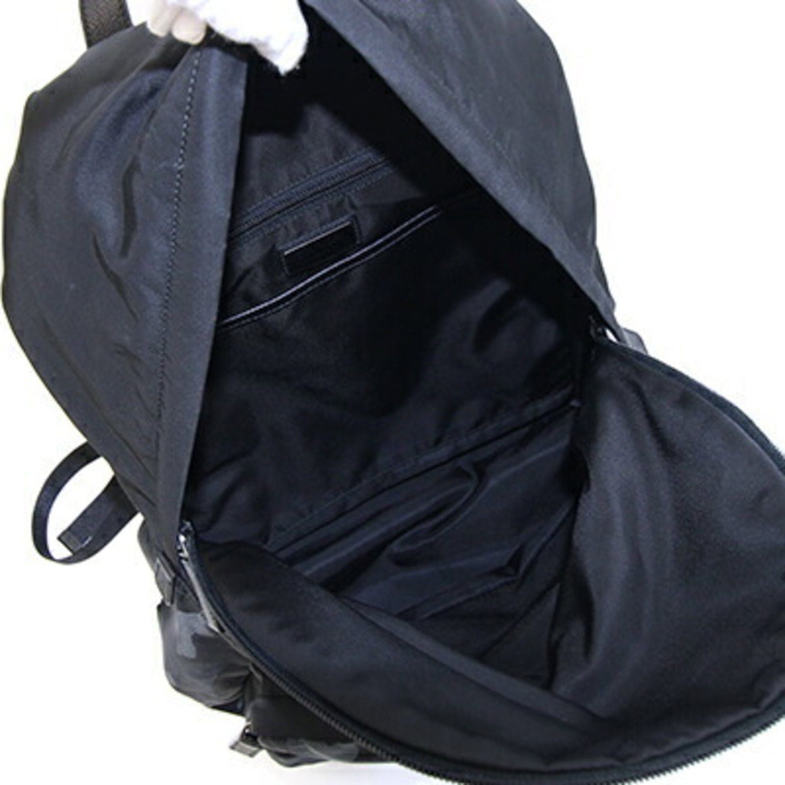 Nylon Leather Prada Backpack - 4