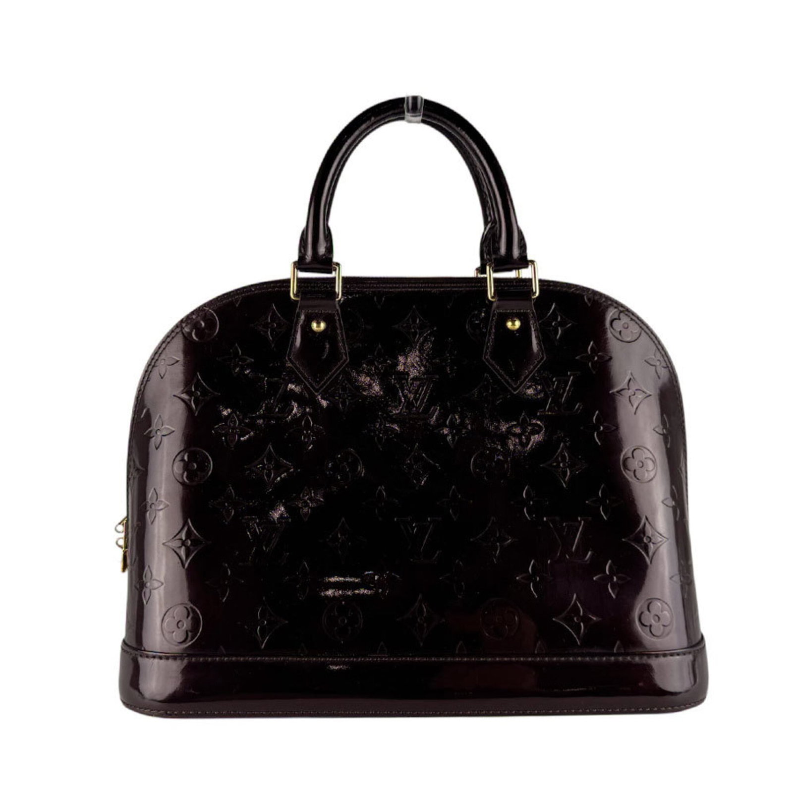 Louis Vuitton Handbag Monogram Vernis: Louis Vuitton Handbag Monogram Vernis Monogram Vernis handbag in Amarante color, featuring the iconic Louis Vuitton design. Made from high-quality Monogram Vernis material, this stylish bag measures