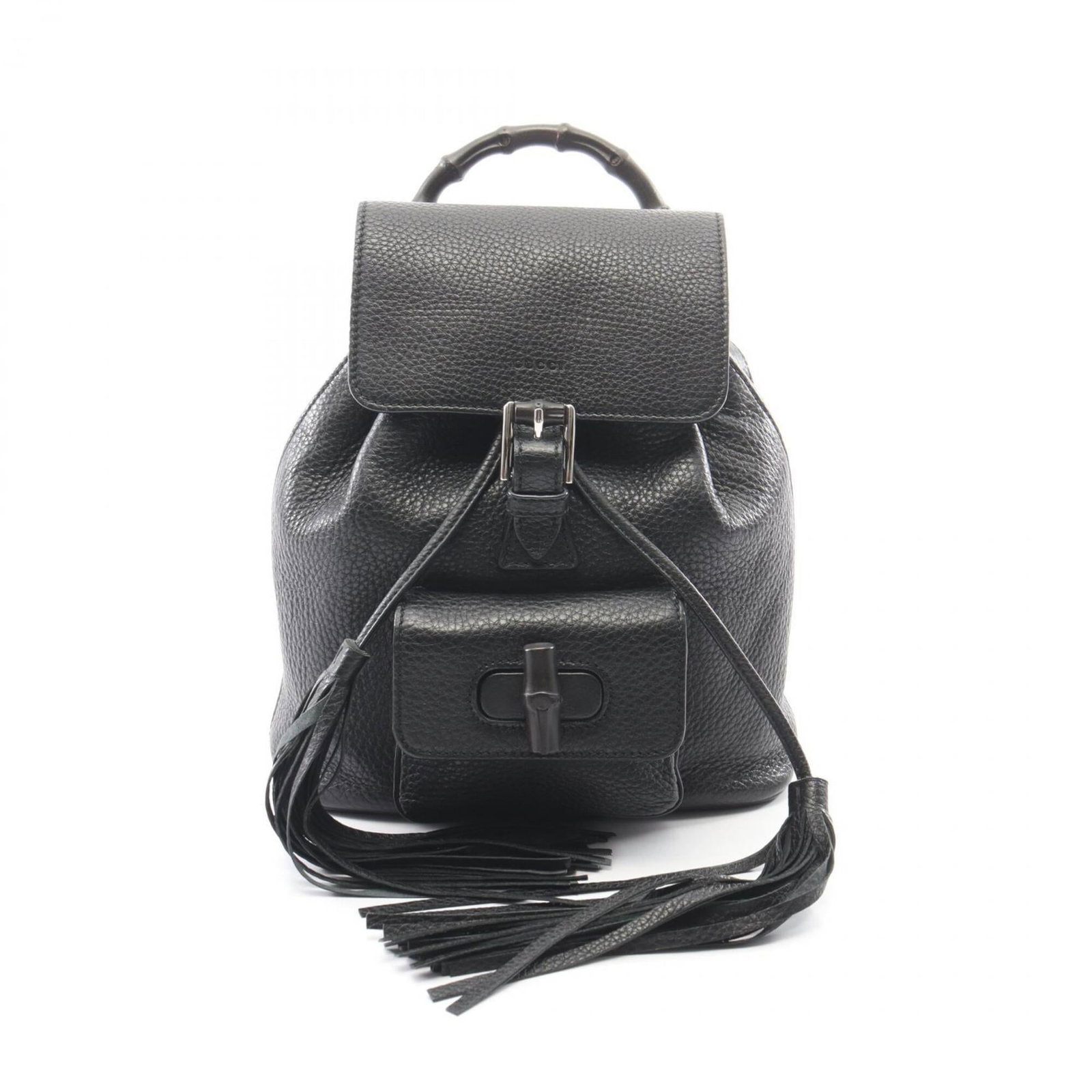 Bamboo Backpack Handbag: Bamboo Backpack Handbag Bamboo backpack handbag with sleek black design, crafted from sustainable bamboo material. Measuring 27cm x 24cm x 10cm, it offers a compact and stylish solution for daily