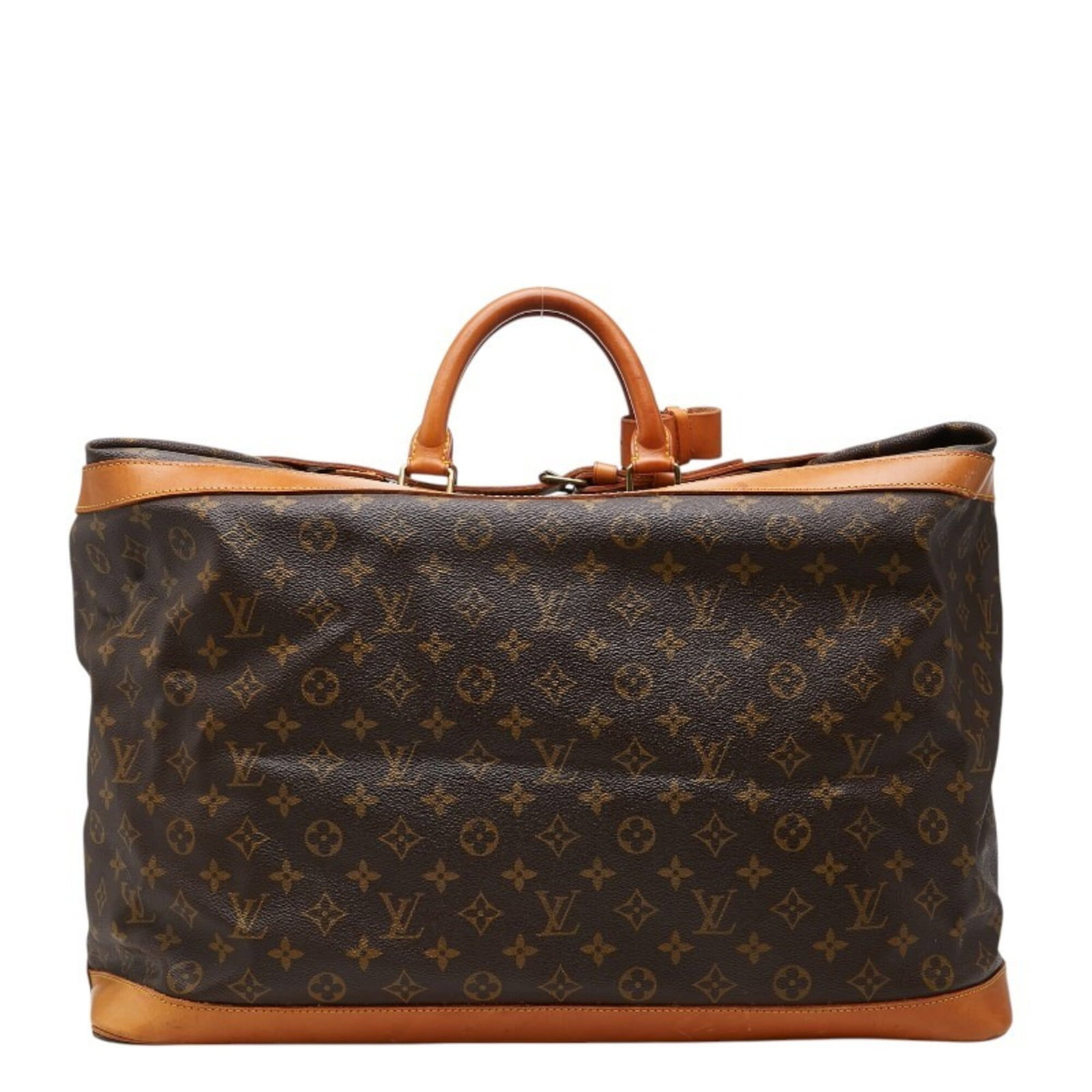 Vuitton Handbag Pvc Bag Boston Leather Louis: Vuitton Handbag Pvc Bag Boston Leather Louis Brown Louis Vuitton MPN M41137 Boston bag made from PVC and leather, measuring 32cm x 50cm x 27cm. This classic design features a signature style with a