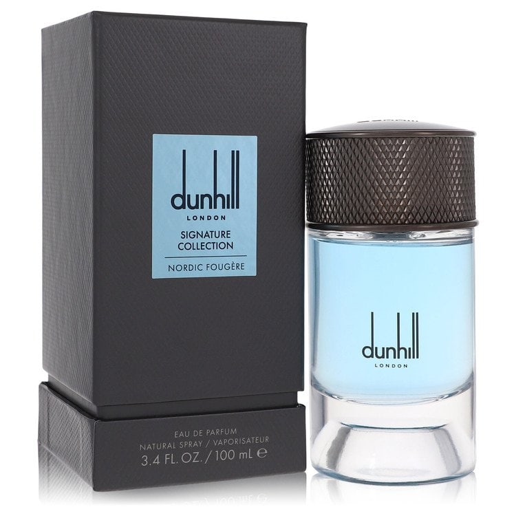 Dunhill Nordic Fougere by Alfred Dunhill Eau De Parfum Spray 3.4 oz: Dunhill Nordic Fougere by Alfred Dunhill Eau De Parfum Spray 3.4 oz Alfred Dunhill's Nordic Fougere eau de parfum spray offers a sophisticated blend of scents, with top notes of bergamot and lemon. Th
