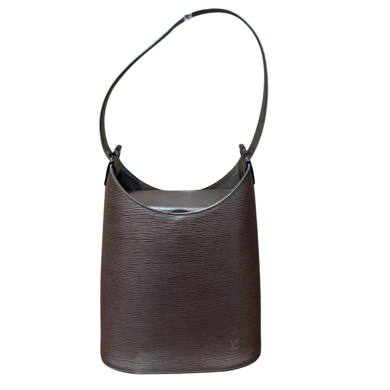 Vuitton Leather Epi Bag Shoulder Louis: Vuitton Leather Epi Bag Shoulder Louis The Louis Vuitton MPN M5281D Epi leather shoulder bag boasts classic design with clean lines and timeless elegance. Made from high-quality Epi leather, its