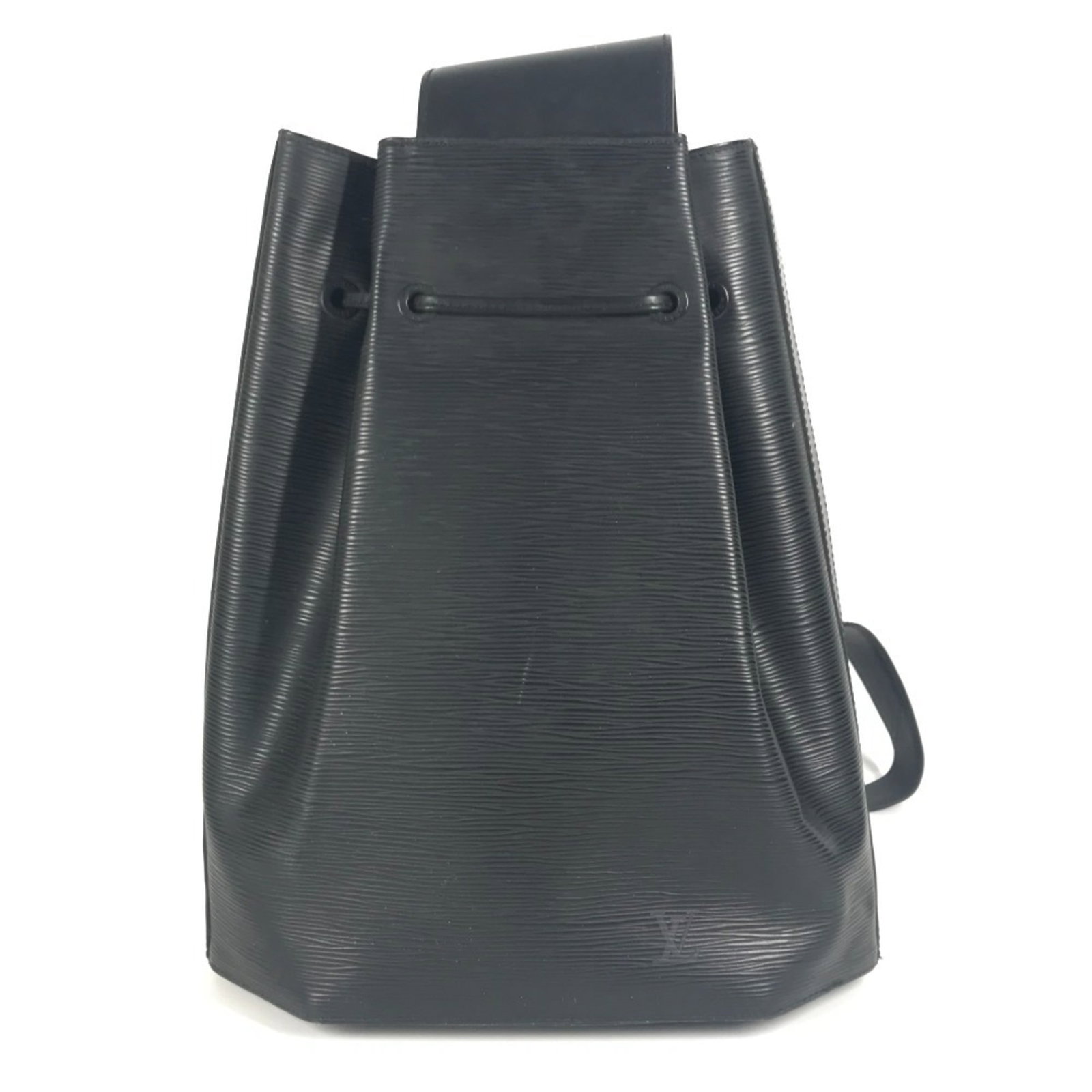 Vuitton Leather Epi Bag Shoulder Louis: Vuitton Leather Epi Bag Shoulder Louis Black Epi leather shoulder bag from Louis Vuitton, measuring 34cm x 29cm x 14cm. This classic design features the iconic M80153 model, crafted with high-quality 